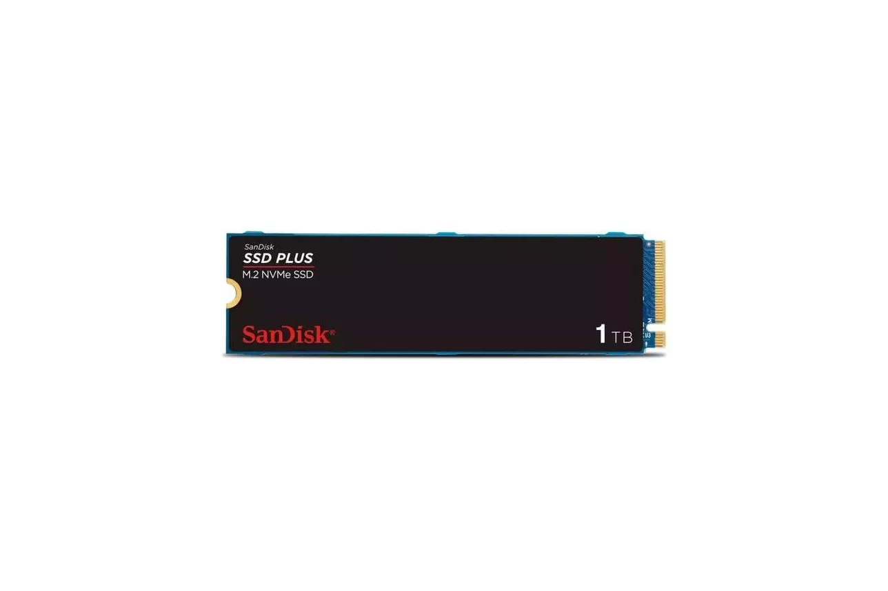 Disco Duro Sandisk SDSSDA3N 1TB SSD M.2 NVMe PCIe Gen3 3200MB/s Negro