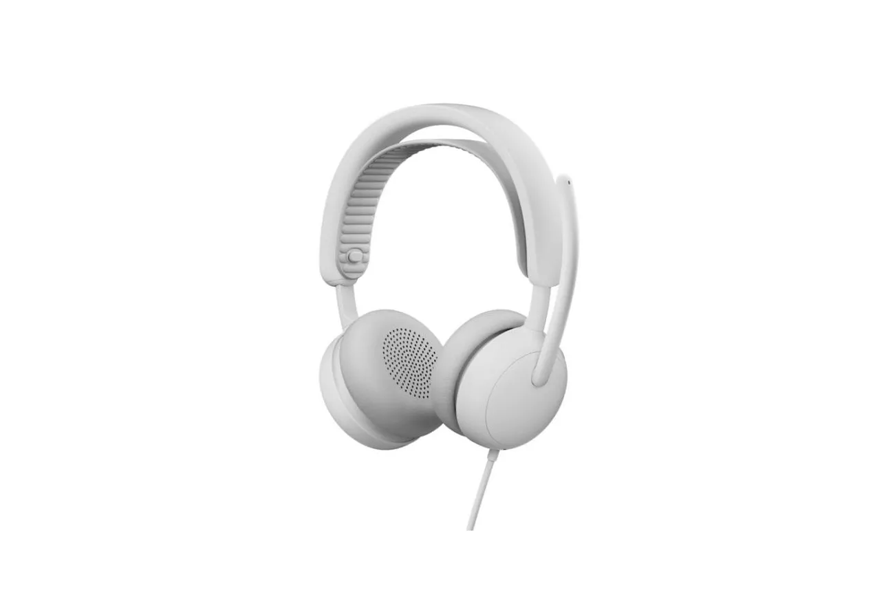 Auriculares Logitech Zone Wired 2 con cable USB-C y Cancelaci&oacute;n Activa de Ruido Blancos
