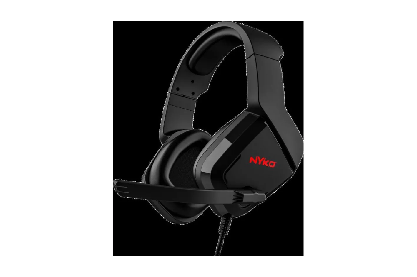 Auriculares Nyko con cable, conexi&oacute;n cableada para gaming, color negro