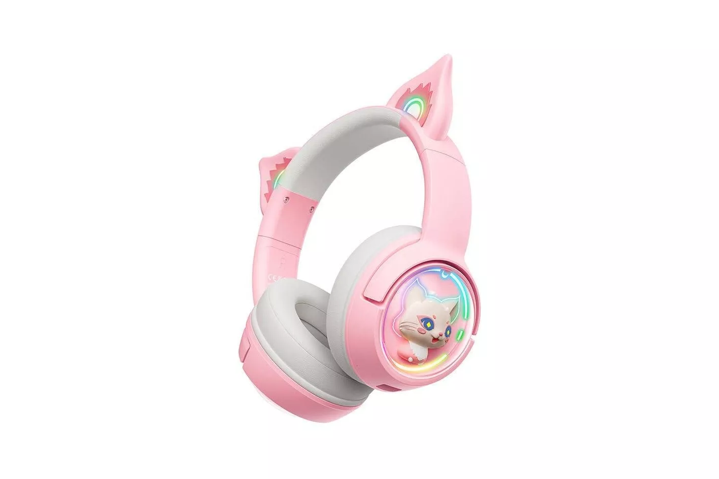 Auriculares ONIKUMA B5 inal&aacute;mbricos Bluetooth 5.3 Gaming RGB Rosa