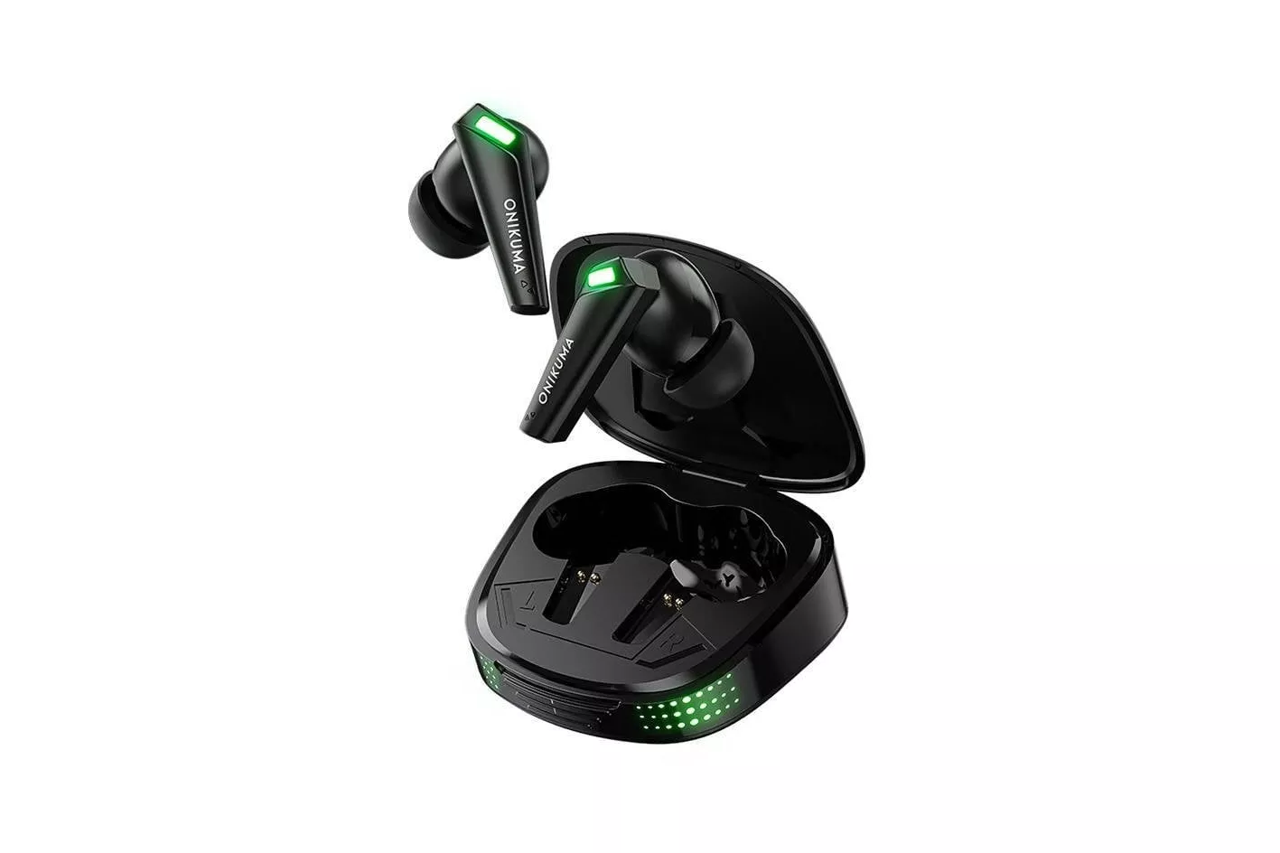 Auriculares ONIKUMA T308 inal&aacute;mbricos Bluetooth TWS con Cancelaci&oacute;n de Ruido y micr&oacute;fono Negro