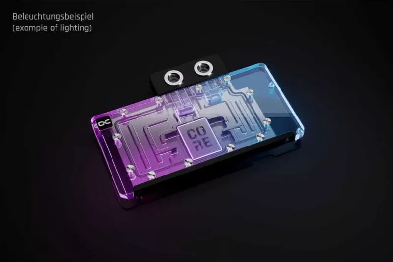 Refrigeraci&oacute;n L&iacute;quida Alphacool WAK Core RX 9070 XT Swift Acr&iacute;lico Backplate