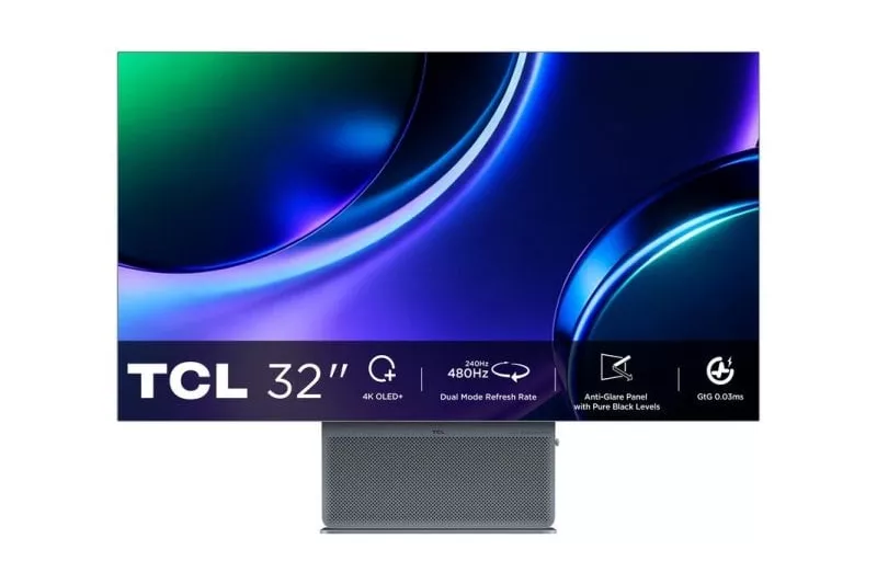 Monitor TCL X3 32X3A 32" UltraHD 4K 240Hz OLED FreeSync Premium HDR10 Altavoces