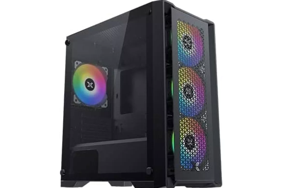 Xigmatek Lux M RGB Micro Tower Cristal Templado USB 3.0 Negra