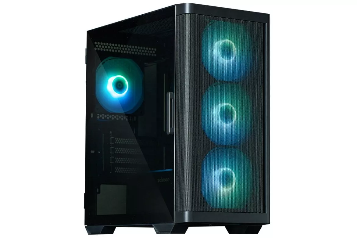 Zalman M4 Mini Tower ARGB Cristal Templado USB 3.0 Negra