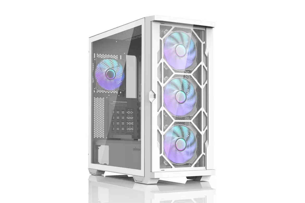 Zalman Z10 Duo Midi Tower Cristal Templado ARGB USB-C 3.0 Blanca