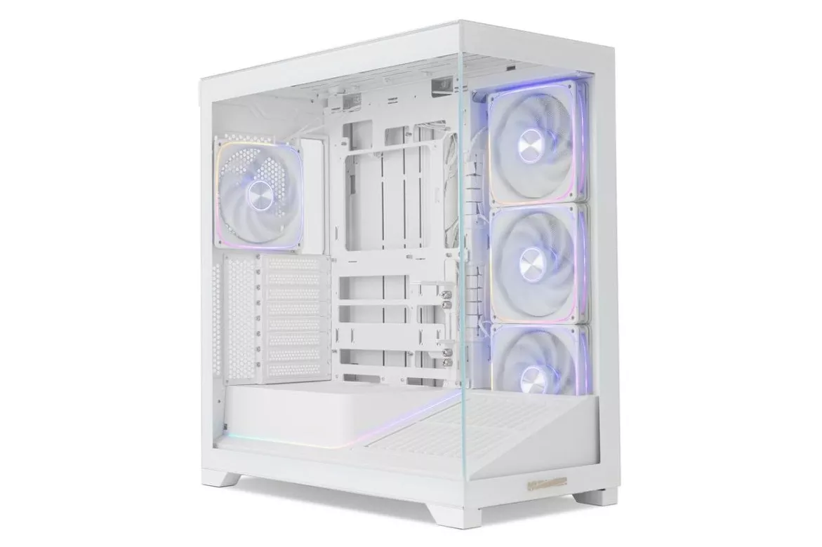 Caja PC NOX Hummer BLADE Semitorre ATX ARGB Blanco Vidrio Templado