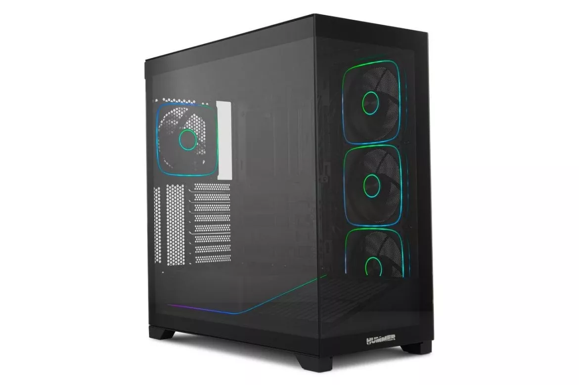 Caja PC NOX Hummer BLADE Semitorre ATX ARGB Negro Vidrio Templado
