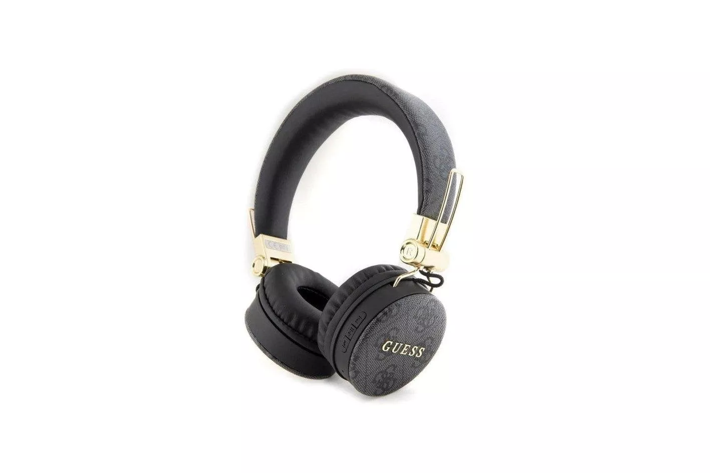 Auriculares Guess inal&aacute;mbricos Bluetooth con dise&ntilde;o c&oacute;modo, logo 4G y color negro