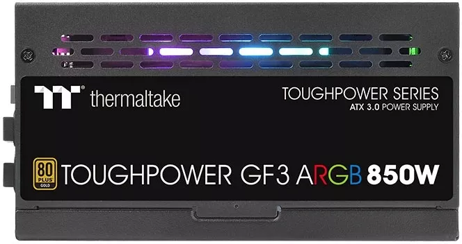 PS-TPD-0850F4FAGE-1, Fuente de alimentación de PC Thermaltake Toughpower GF3 ARGB 850W Gold