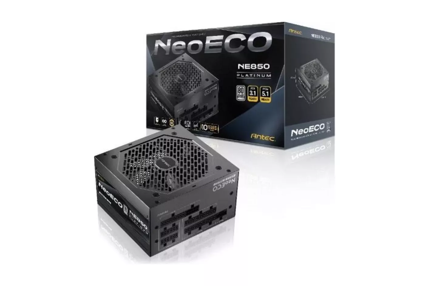 Fuente de Alimentaci&oacute;n Antec NE850P EC 850W Certificaci&oacute;n 80+ Platinum modular