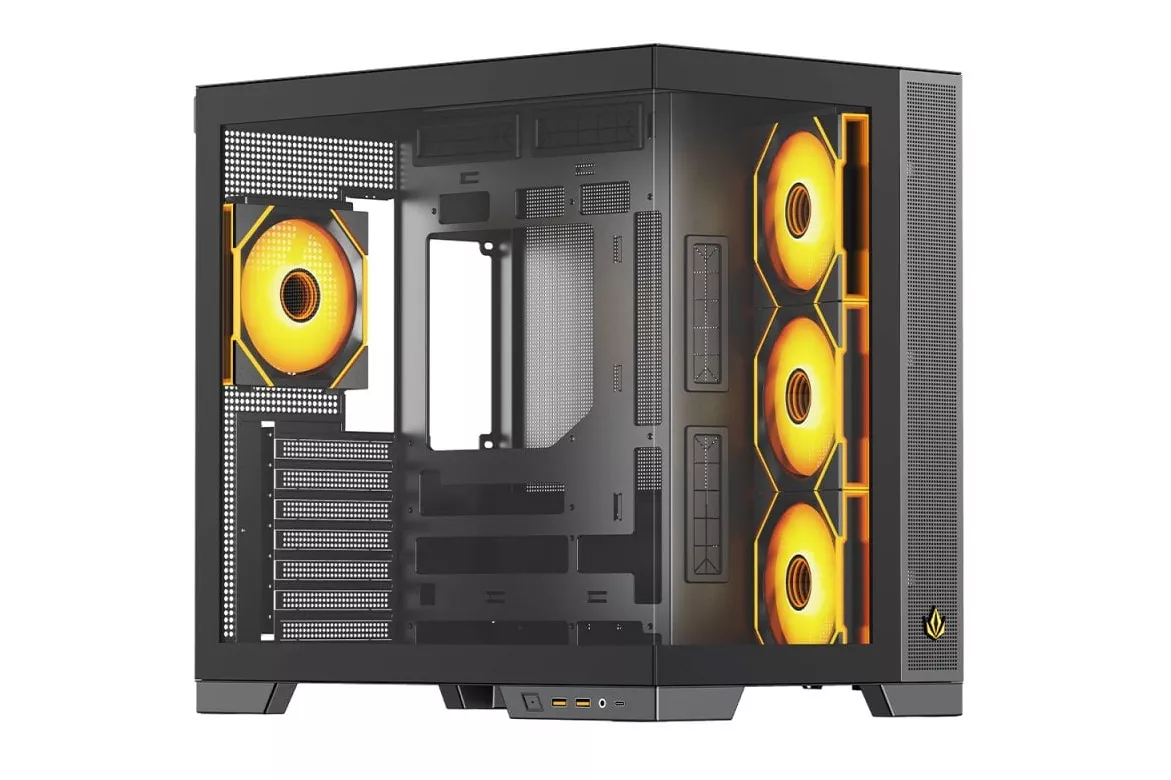 Forgeon Tiberium EVO Torre ATX ARGB Cristal Templado Negra