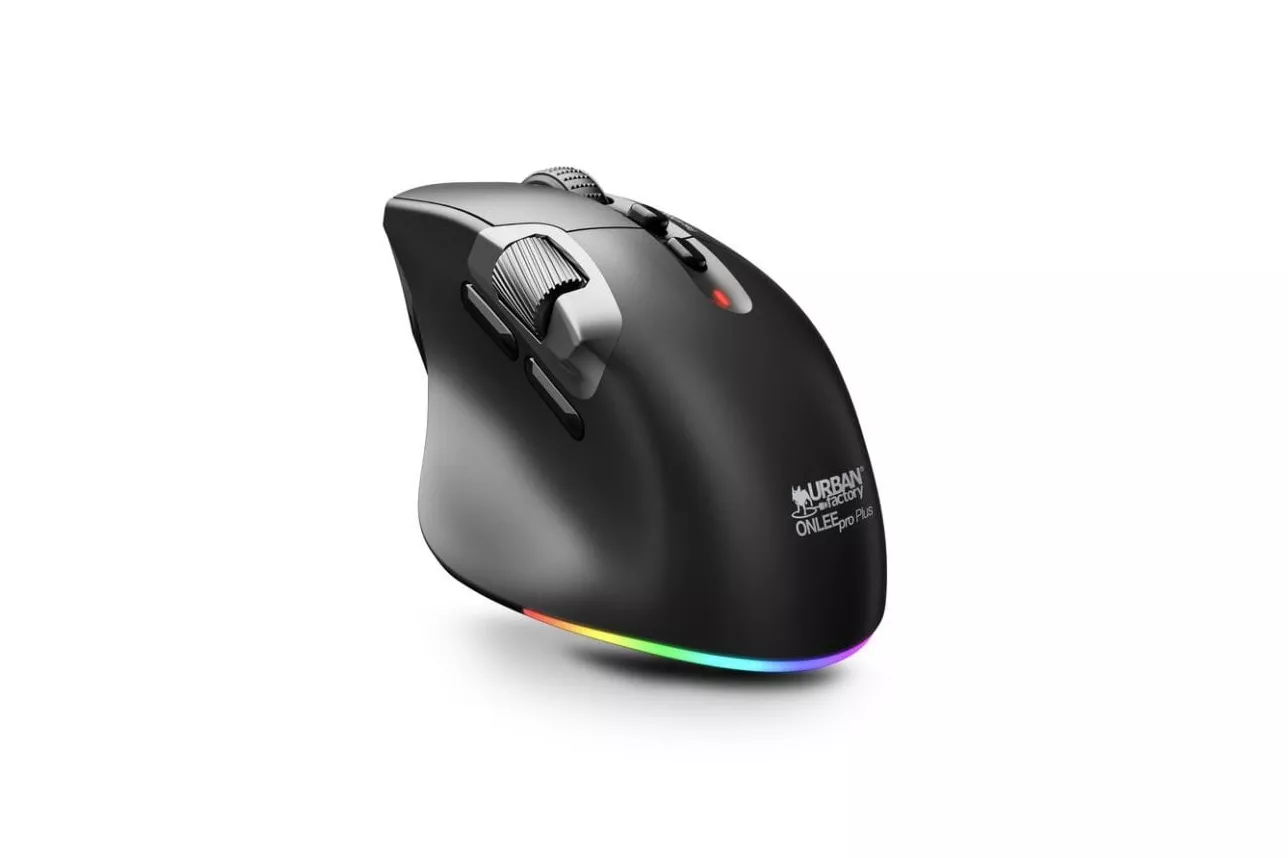 Rat&oacute;n Urban Factory ONLEE PRO Plus Bluetooth 7200 DPI Negro 10 Botones Iluminaci&oacute;n