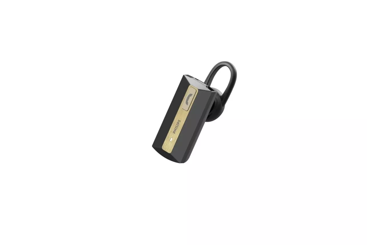 Auriculares Philips SHB1202/10 inal&aacute;mbricos Bluetooth para llamadas y m&uacute;sica negro oro