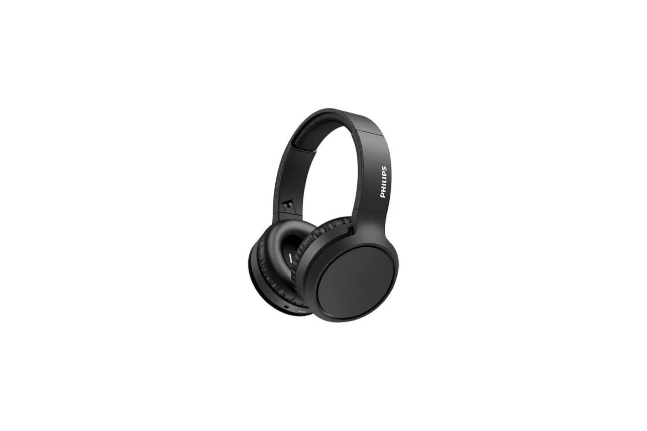 Auriculares Philips TAH5205BK/00 inal&aacute;mbricos y con cable Bluetooth para llamadas y m&uacute;sica negros