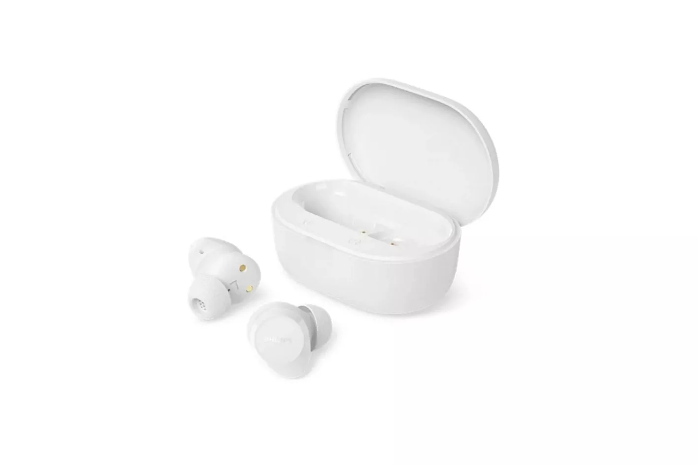 Auriculares Philips TAT1300WT inal&aacute;mbricos Bluetooth True Wireless para llamadas y m&uacute;sica blancos