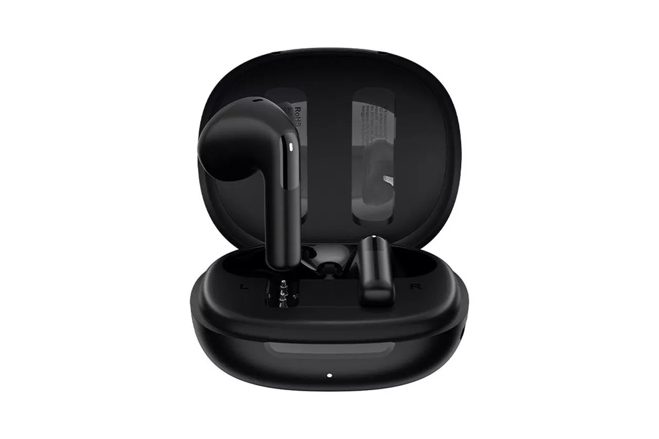 Auriculares QCY Ailybuds E10 inal&aacute;mbricos Bluetooth 5.4 con Cancelaci&oacute;n de Ruido y 27h bater&iacute;a negros
