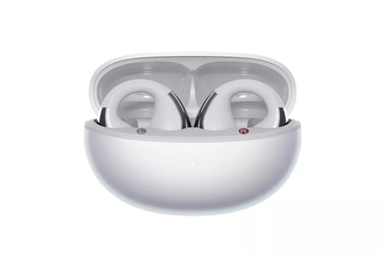 Auriculares QCY Crossky Clip C30S inal&aacute;mbricos Bluetooth 6.0 con cancelaci&oacute;n de ruido y protecci&oacute;n IPX5 blancos