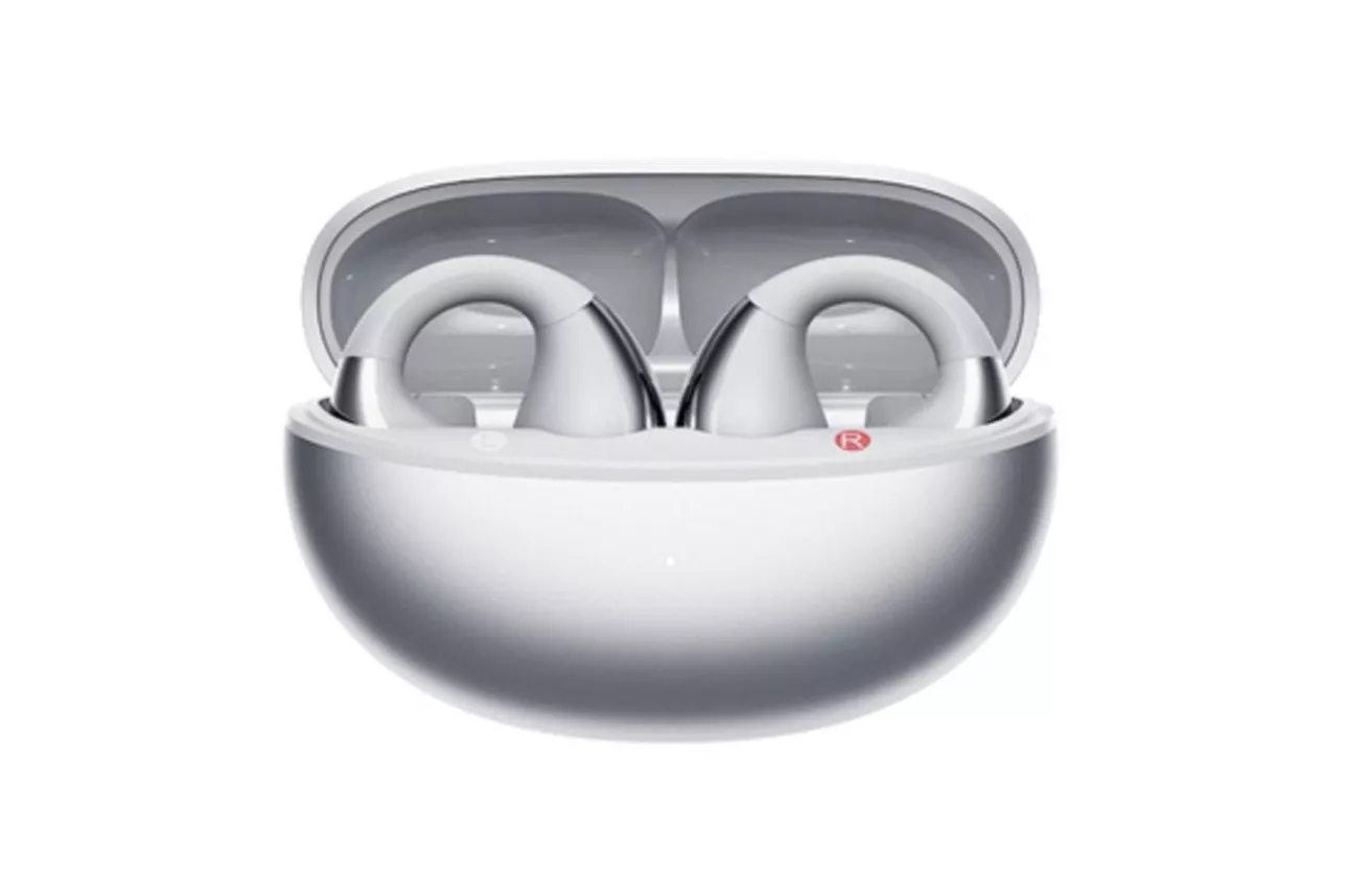 Auriculares QCY Crossky Clip C30S inal&aacute;mbricos Bluetooth 6.0 con cancelaci&oacute;n de ruido y protecci&oacute;n IPX5 plata