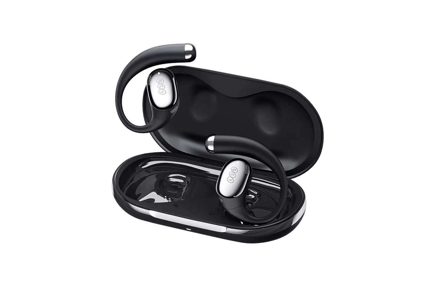 Auriculares QCY Crossky R70 inal&aacute;mbricos Bluetooth con Cancelaci&oacute;n de Ruido y dise&ntilde;o abierto negros