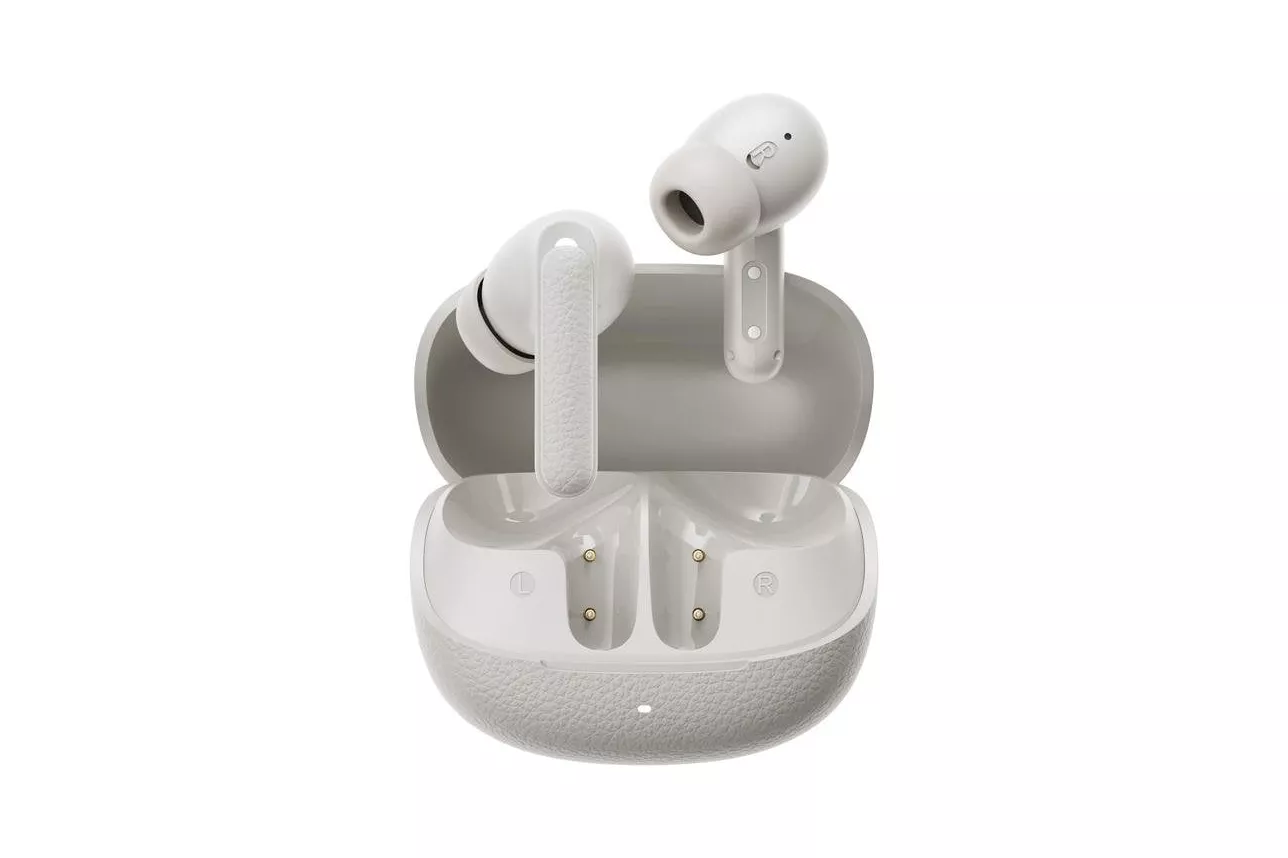 Auriculares QCY HT15 inal&aacute;mbricos Bluetooth con Cancelaci&oacute;n de Ruido ANC y micr&oacute;fono blancos