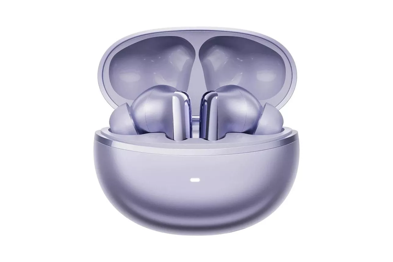 Auriculares QCY MeloBuds N70 Lite inal&aacute;mbricos Bluetooth con Cancelaci&oacute;n de Ruido, Micr&oacute;fono AI y resistencia IPX5 Morado