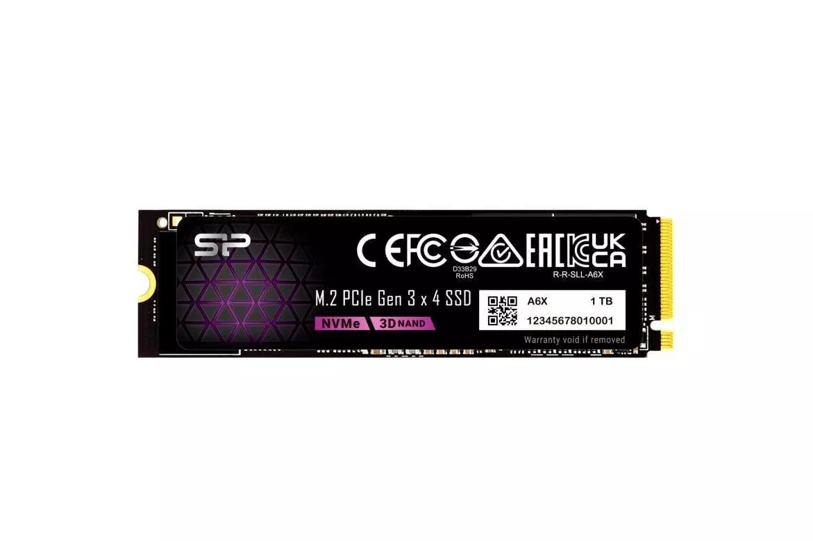 Disco Duro Silicon Power P34A6X 1TB SSD M.2 PCIe Gen3x4 2200MB/s Lectura