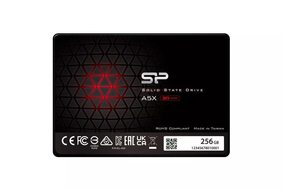 Disco Duro Silicon Power Ace A5X 256GB SSD SATA III 460MB/s 7mm ultrafino