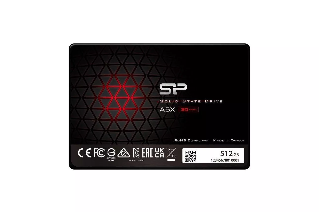 Disco Duro Silicon Power Ace A5X 512GB SSD SATA III 500MB/s 7mm ultrafino