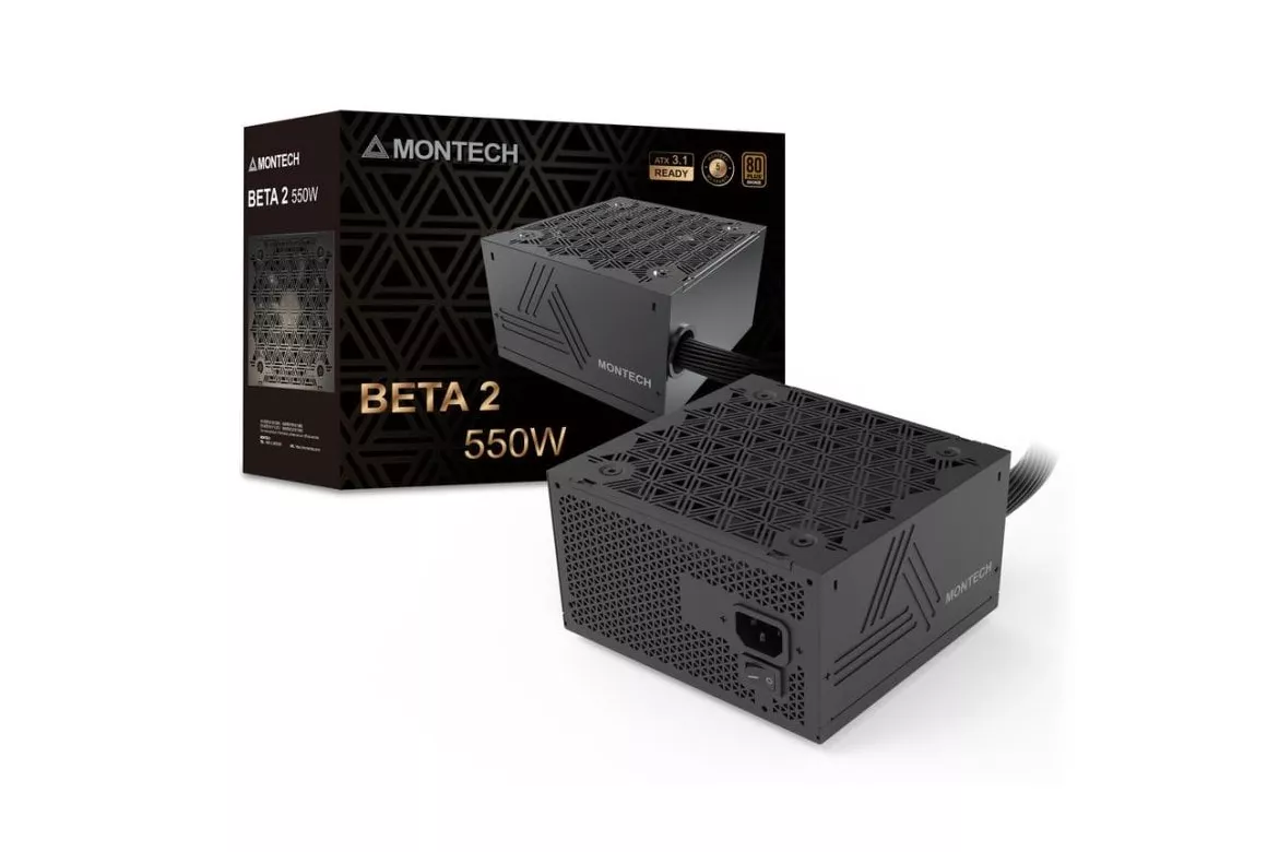 Fuente de Alimentaci&oacute;n Montech BETA 2 550W Certificaci&oacute;n 80 PLUS Bronze no modular