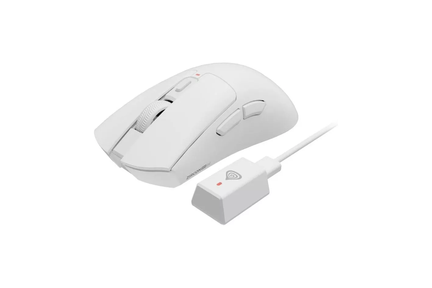 Rat&oacute;n Genesis Zircon 880 Pro Gaming Bluetooth RF Wireless 30000 DPI Blanco