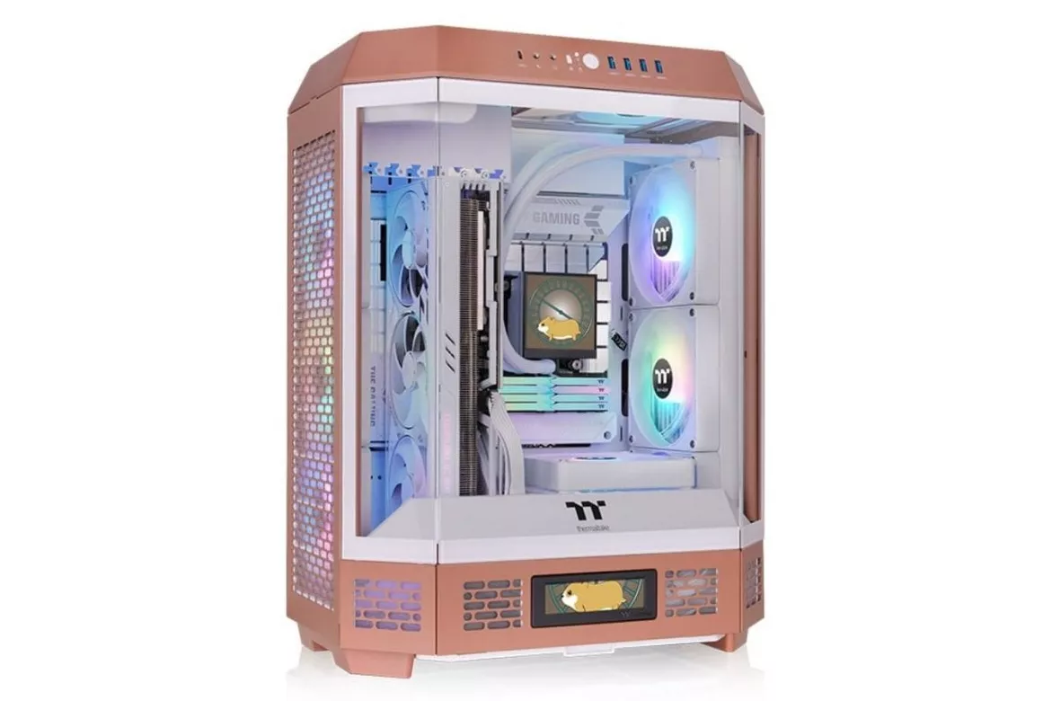 Caja PC Thermaltake The Tower 600 Moca ATX Vidrio Templado Gaming