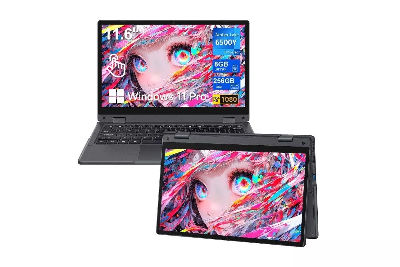 Port&aacute;til Micrear 11,6" Intel Core 6500Y 8GB 256GB SSD UHD 615 Windows 11 Pro