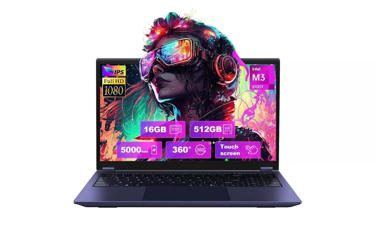 Port&aacute;til Micrear UCC-UL156 15,6" Intel Core m3-8100Y 16GB 512GB SSD UHD Graphics 615 Windows 11 Pro