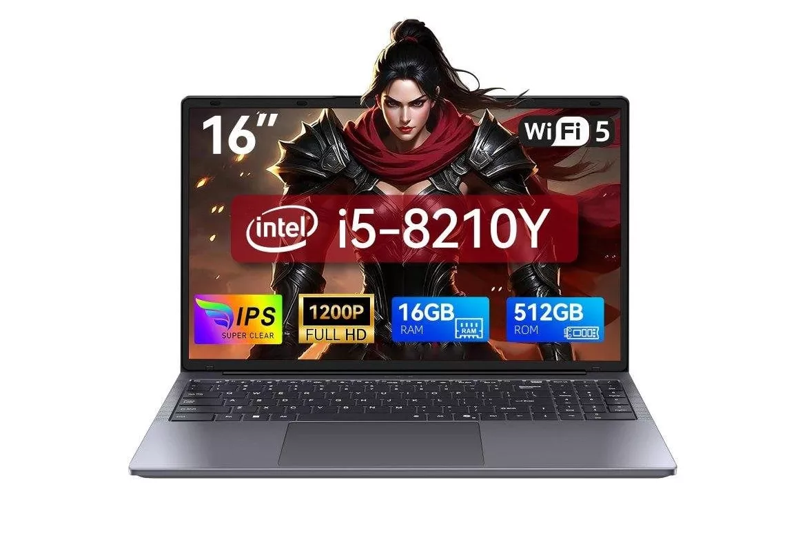 Port&aacute;til Micrear 16" Intel Core i5-8210Y 16GB 512GB SSD UHD 617 Windows 11 Pro