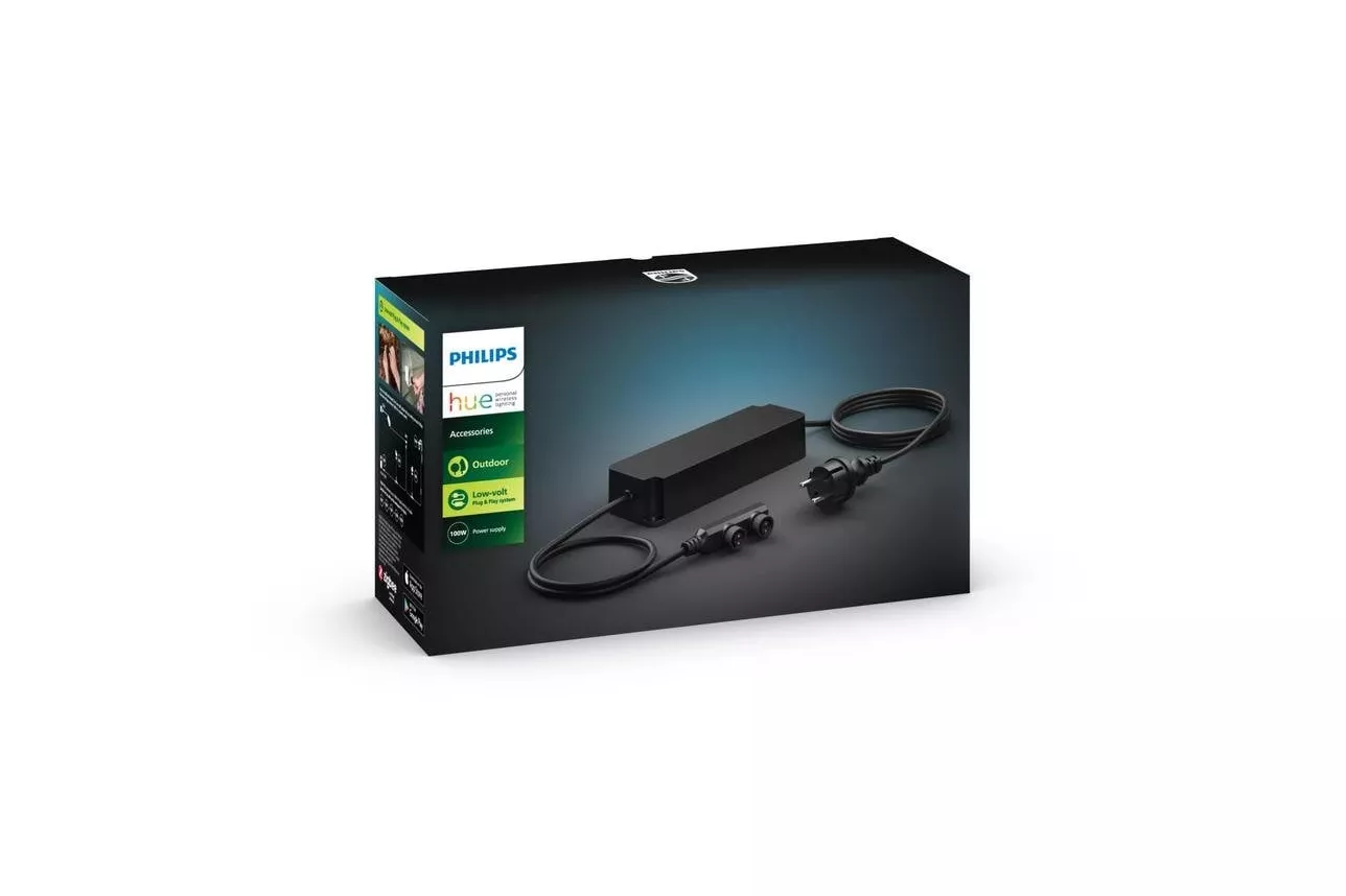 Fuente de alimentaci&oacute;n Philips Hue exterior 100W IP67 compatible Alexa y Google