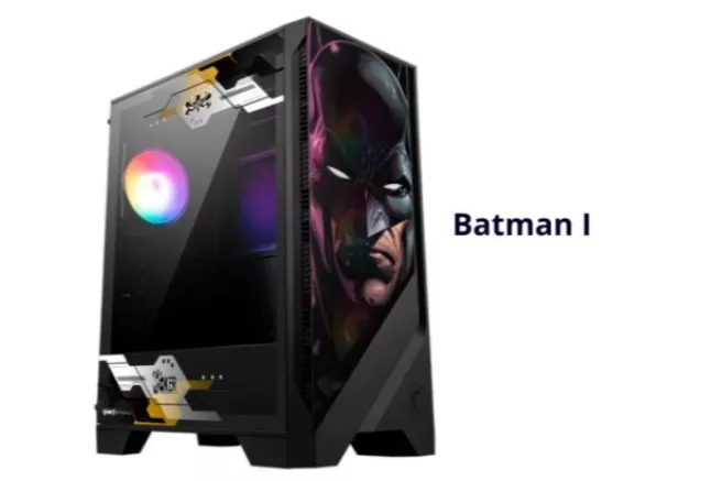 Torre PC MSI MAG FORGE 121A AIRFLOW ARGB Semi Torre ATX Cristal Templado USB 3.0 Negra Batman I Edition