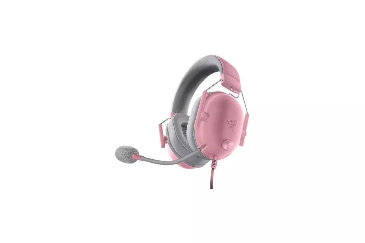 Auriculares Razer Blackshark V2 X con cable jack 3,5 mm Gaming Quartz con cancelaci&oacute;n pasiva