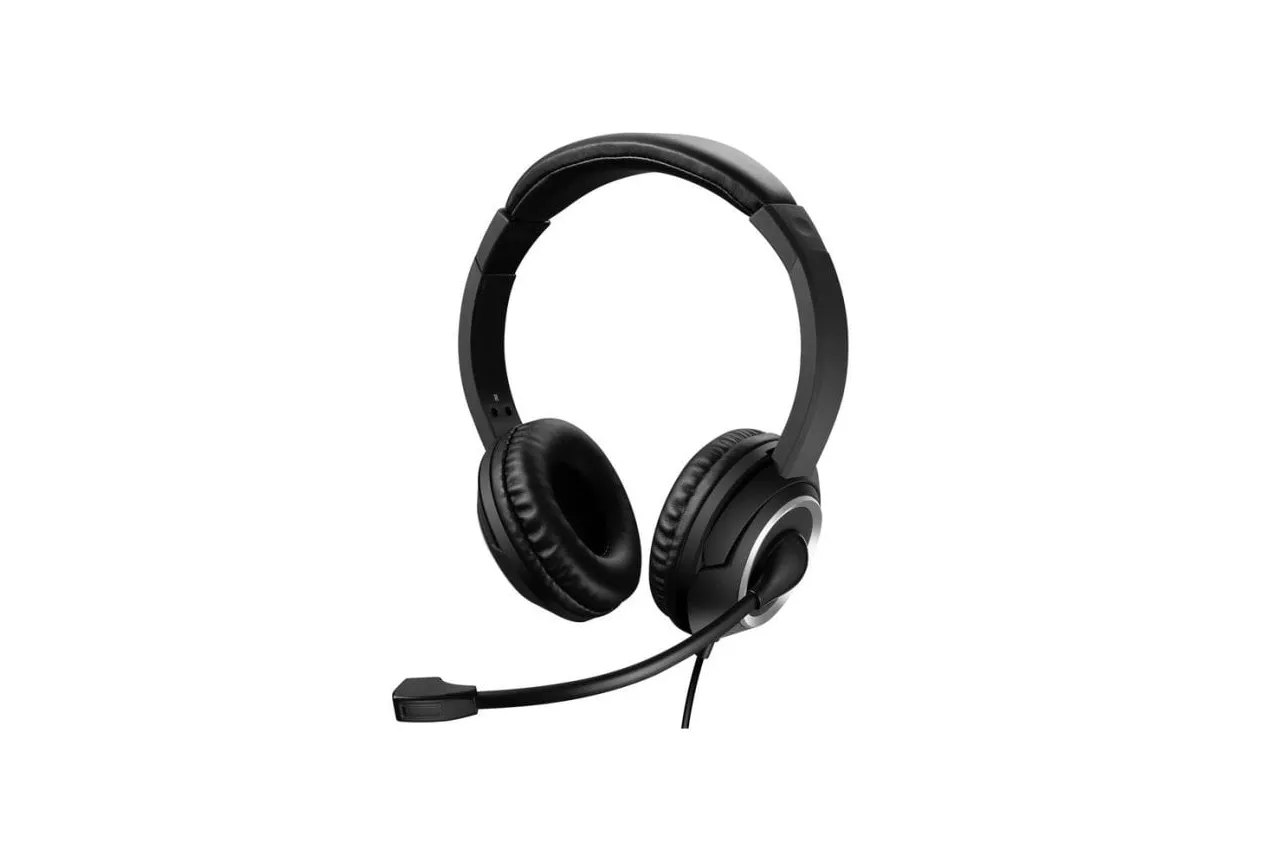 Auriculares Sandberg con cable USB Tipo-A para llamadas y m&uacute;sica, negros