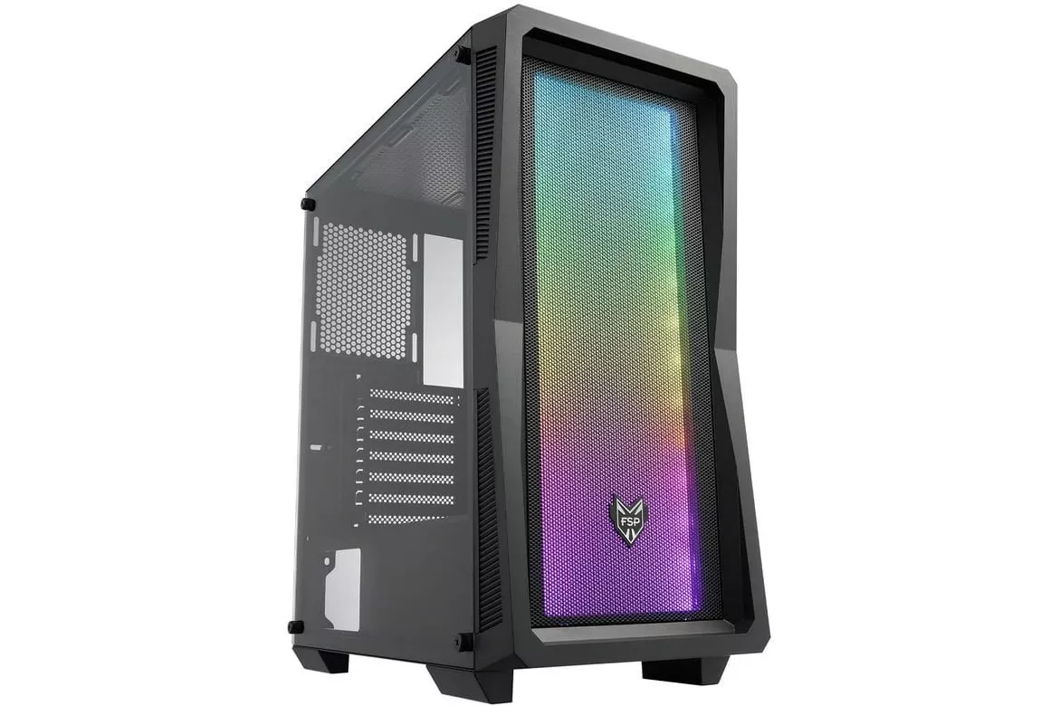 FSP CMT212A ARGB Midi Tower Cristal Templado USB 3.0 Negra