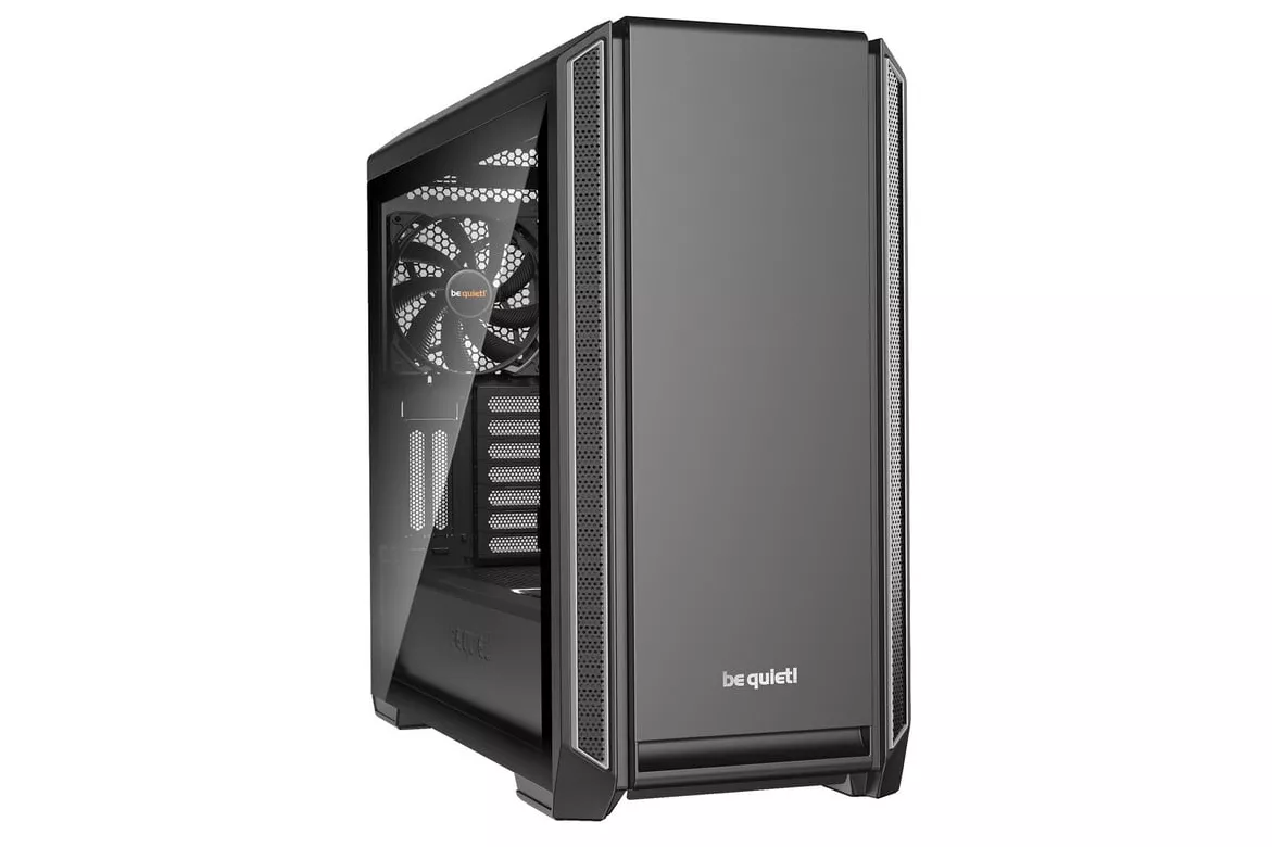Be Quiet! Silent Base 601 Cristal Templado USB 3.0 Plata