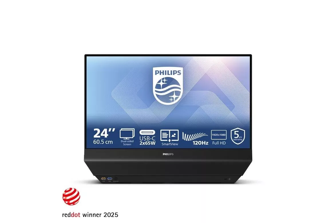 Monitor Philips 24B2D5300/00 24" FullHD 120Hz IPS Doble Cara USB-C HDMI Altavoces