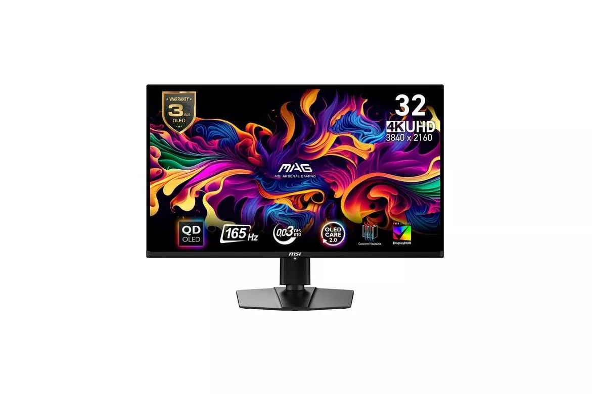 Monitor MSI MAG 321UPDE QD-OLED 31,5" UltraHD 4K 165Hz QD-OLED ajustable en altura