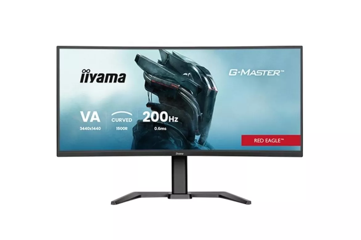 Monitor iiyama G-MASTER GCB3484WQSU-B2 34" UltraWide Quad HD 200Hz VA Curvo FreeSync HDR400 Altura Ajustable