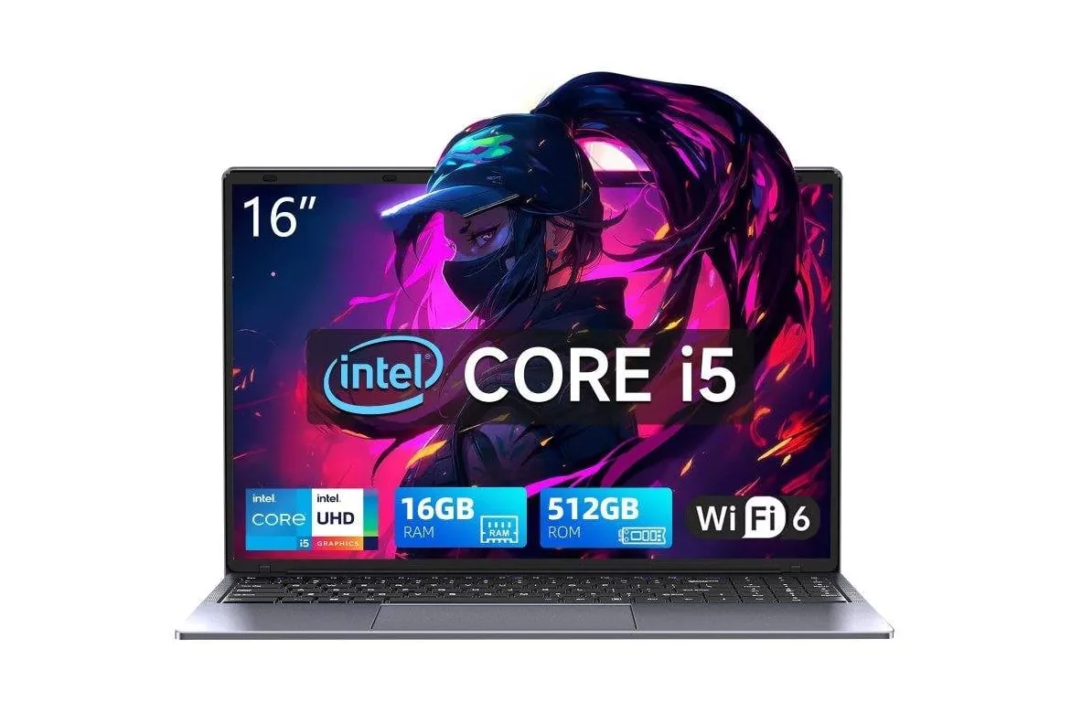 Port&aacute;til INTECHNE 16.1" Intel Core i5-8210Y 16GB 512GB SSD Intel UHD 617 Windows 11 Pro