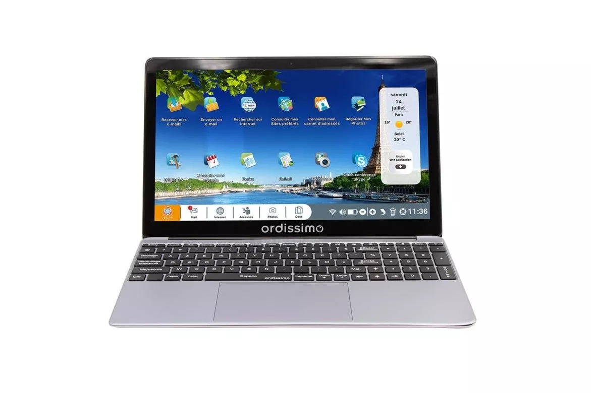 Port&aacute;til Ordissimo Lucie 3 Plus 15,6" Intel N100 8GB 256GB SSD UHD Graphics Ordissimo v4