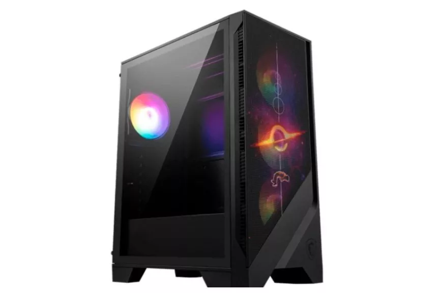 Torre PC MSI MAG FORGE 121A AIRFLOW ARGB Semi Torre ATX Cristal Templado USB 3.0 Negra Space Edition
