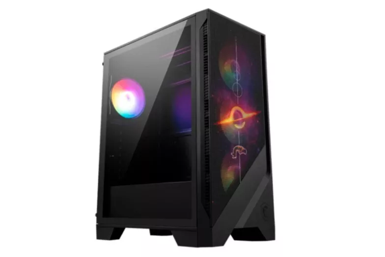 Torre PC MSI MAG FORGE 121A AIRFLOW ARGB Semi Torre ATX Cristal Templado USB 3.0 Negra Space Edition