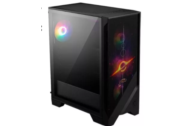 Torre PC MSI MAG FORGE 121A AIRFLOW ARGB Semi Torre ATX Cristal Templado USB 3.0 Negra Space Edition