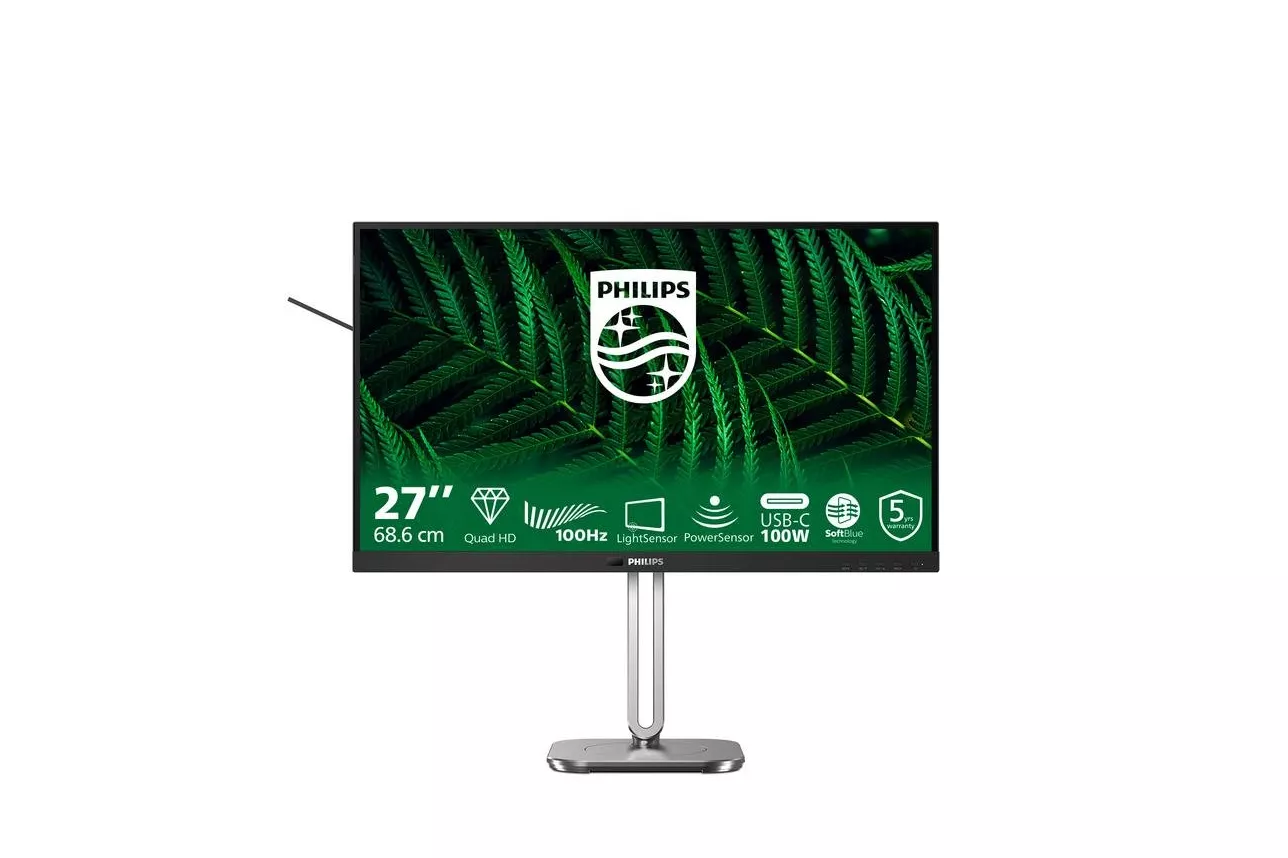 Monitor Philips 5000 Series 27B2G5601/00 27" Quad HD 100Hz IPS Altura ajustable
